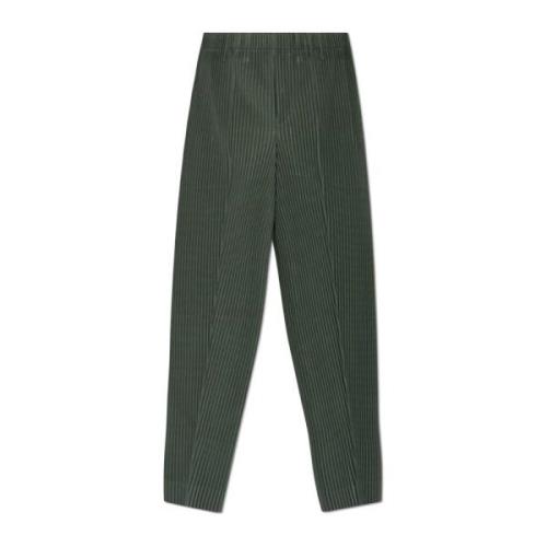 Geplooide broek Issey Miyake , Green , Heren