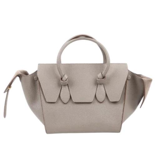 Pre-owned Leather celine-bags Celine Vintage , Gray , Dames