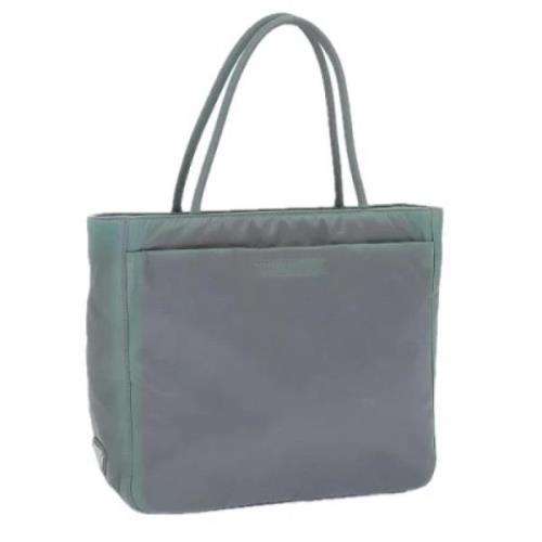 Pre-owned Nylon handbags Prada Vintage , Gray , Dames