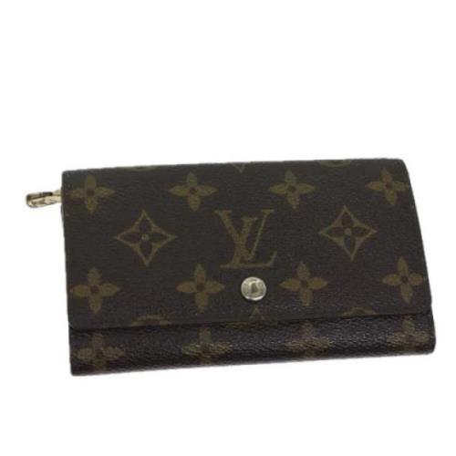 Pre-owned Canvas wallets Louis Vuitton Vintage , Brown , Dames