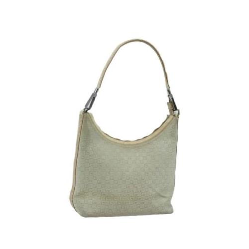 Pre-owned Suede gucci-bags Gucci Vintage , Beige , Dames