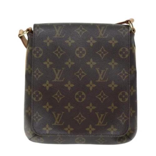 Pre-owned Canvas louis-vuitton-bags Louis Vuitton Vintage , Brown , Da...