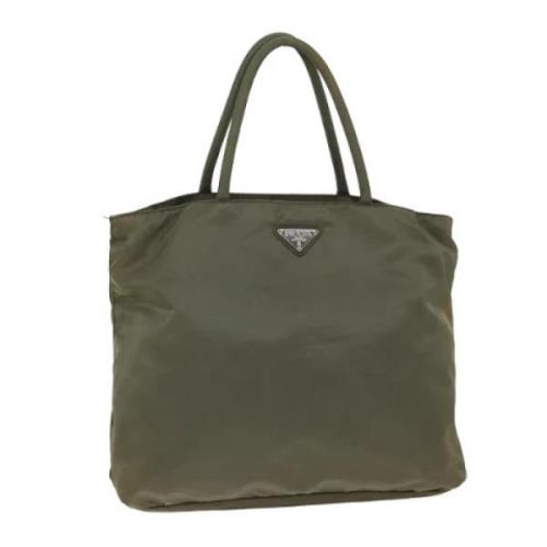 Pre-owned Nylon prada-bags Prada Vintage , Green , Dames