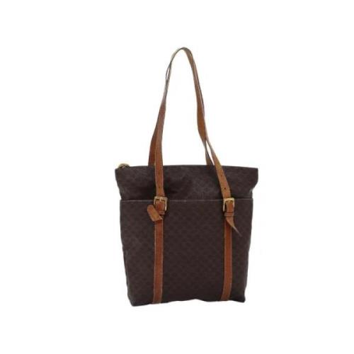 Pre-owned Canvas celine-bags Celine Vintage , Brown , Dames