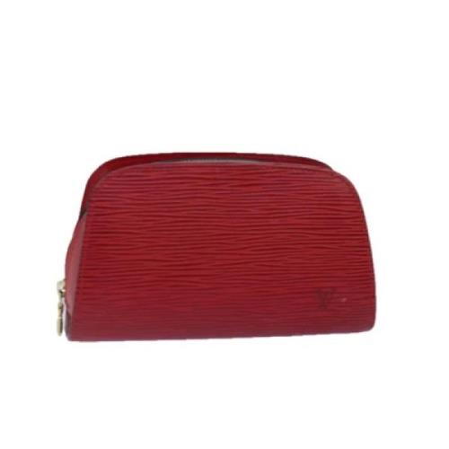 Pre-owned Leather louis-vuitton-bags Louis Vuitton Vintage , Red , Dam...