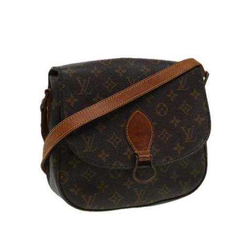 Pre-owned Canvas louis-vuitton-bags Louis Vuitton Vintage , Brown , Da...