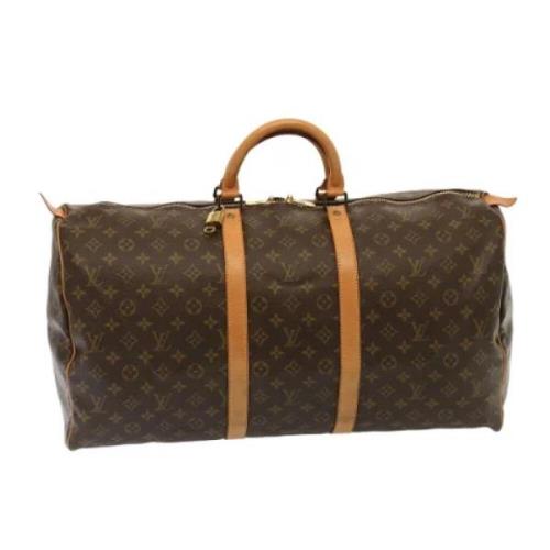 Pre-owned Canvas louis-vuitton-bags Louis Vuitton Vintage , Brown , Da...