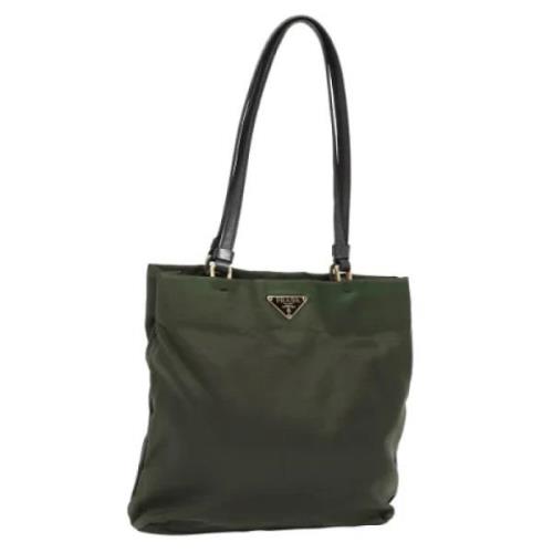 Pre-owned Nylon prada-bags Prada Vintage , Green , Dames