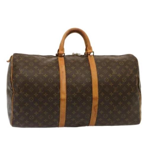 Pre-owned Canvas louis-vuitton-bags Louis Vuitton Vintage , Brown , Da...