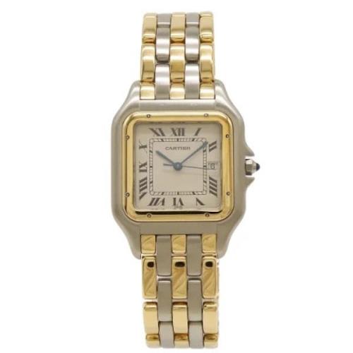 Pre-owned Metal watches Cartier Vintage , Yellow , Heren