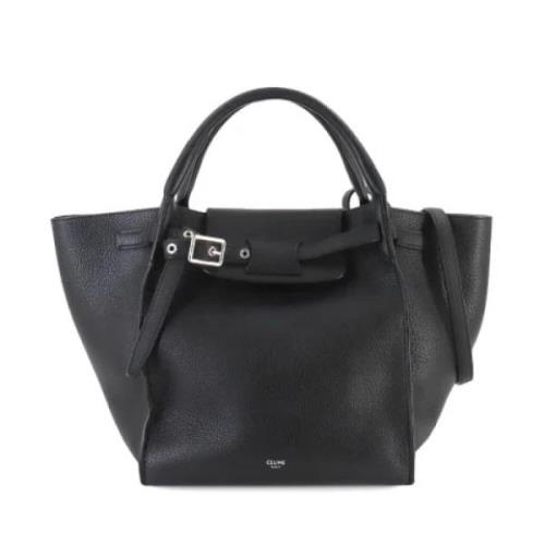 Pre-owned Leather celine-bags Celine Vintage , Black , Dames