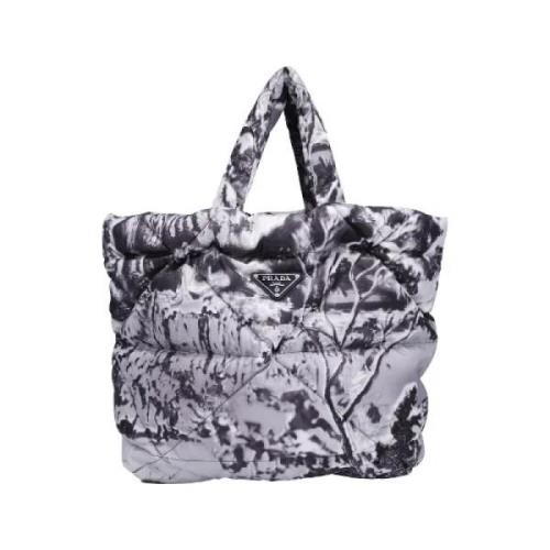 Pre-owned Nylon prada-bags Prada Vintage , Gray , Dames