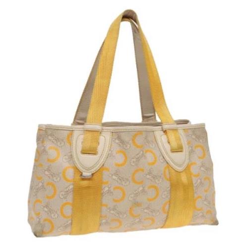 Pre-owned Canvas celine-bags Celine Vintage , Beige , Dames