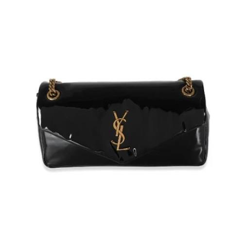 Pre-owned Leather shoulder-bags Yves Saint Laurent Vintage , Black , D...