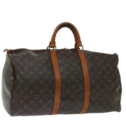 Pre-owned Canvas louis-vuitton-bags Louis Vuitton Vintage , Brown , Da...