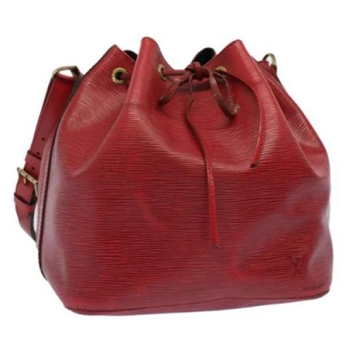 Pre-owned Leather shoulder-bags Louis Vuitton Vintage , Red , Dames