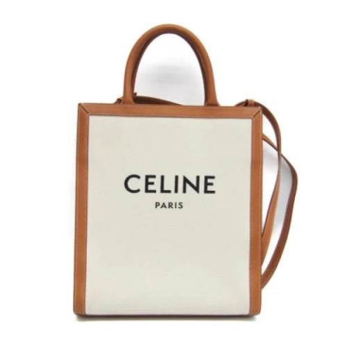 Pre-owned Canvas celine-bags Celine Vintage , Beige , Dames