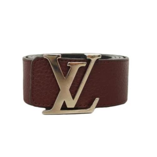 Pre-owned Fabric belts Louis Vuitton Vintage , Red , Heren