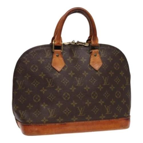 Pre-owned Canvas handbags Louis Vuitton Vintage , Brown , Dames