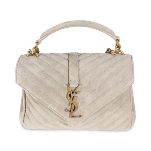 Pre-owned Canvas handbags Yves Saint Laurent Vintage , Beige , Dames