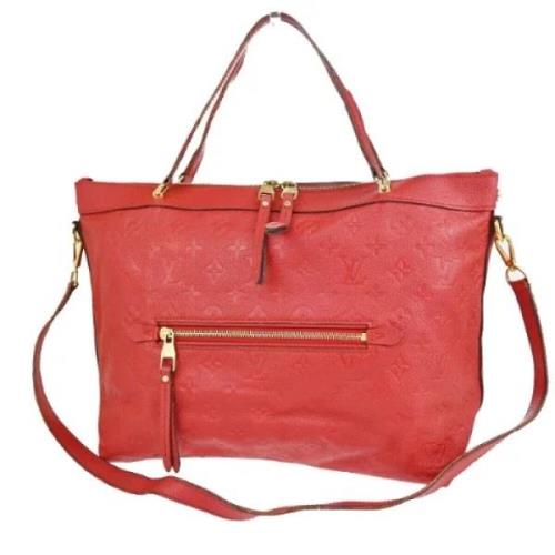 Pre-owned Leather louis-vuitton-bags Louis Vuitton Vintage , Red , Dam...