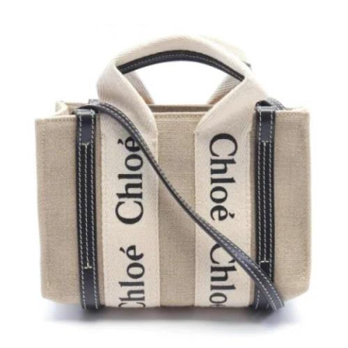 Pre-owned Canvas shoulder-bags Chloé Pre-owned , Beige , Dames