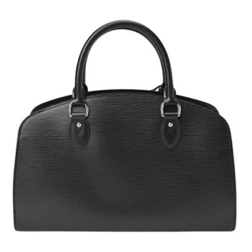 Pre-owned Leather louis-vuitton-bags Louis Vuitton Vintage , Black , D...