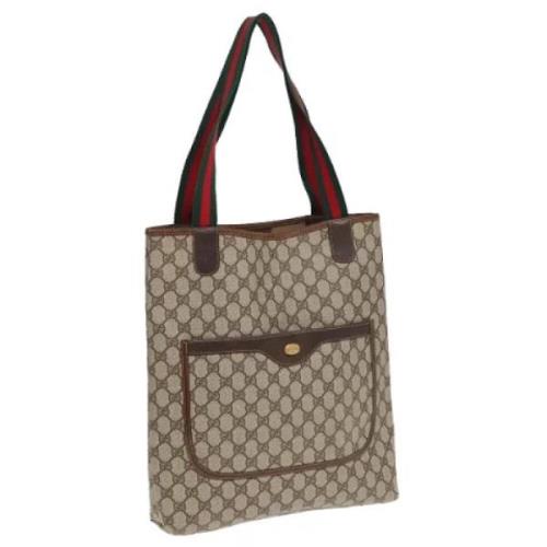 Pre-owned Canvas gucci-bags Gucci Vintage , Brown , Dames