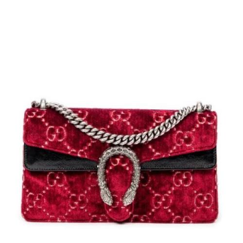 Pre-owned Canvas handbags Gucci Vintage , Red , Dames