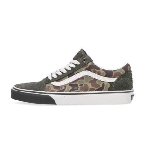 Grape Leaf Lage Sneaker met Vlammen Vans , Multicolor , Heren