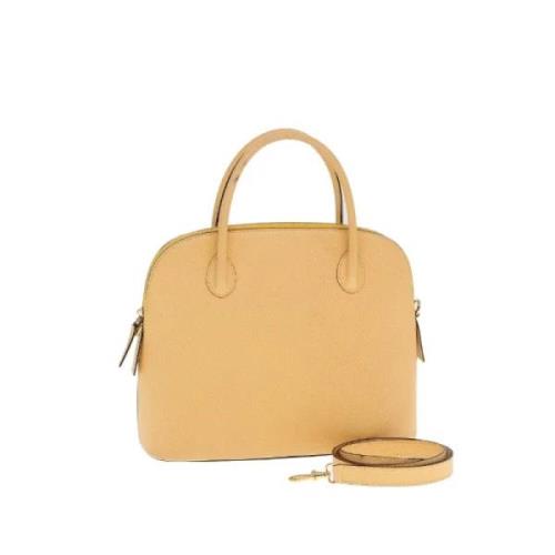 Pre-owned Leather handbags Celine Vintage , Yellow , Dames