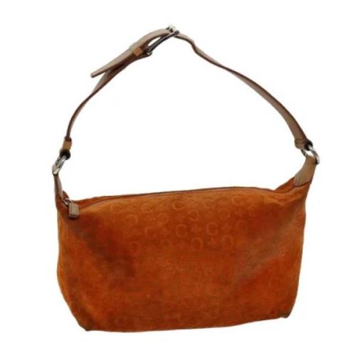 Pre-owned Canvas celine-bags Celine Vintage , Orange , Dames