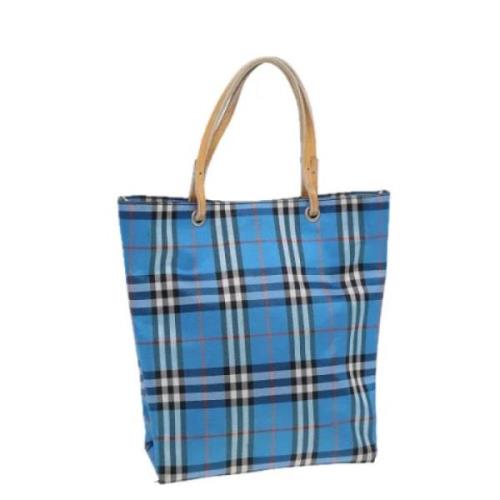 Pre-owned Nylon totes Burberry Vintage , Blue , Dames