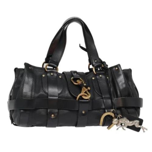 Pre-owned Leather handbags Chloé Pre-owned , Black , Dames