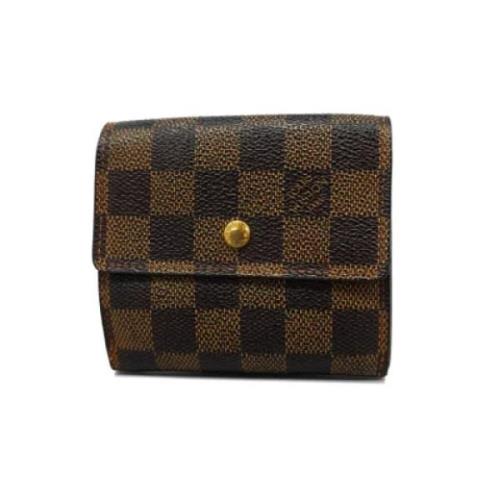 Pre-owned Fabric wallets Louis Vuitton Vintage , Brown , Dames