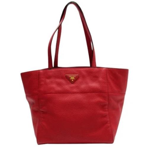 Pre-owned Leather prada-bags Prada Vintage , Red , Dames