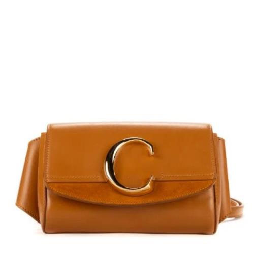 Pre-owned Leather crossbody-bags Chloé Pre-owned , Brown , Dames