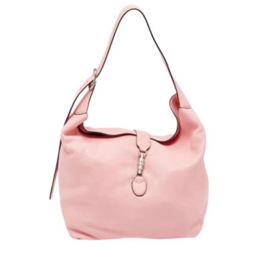 Pre-owned Leather gucci-bags Gucci Vintage , Pink , Dames