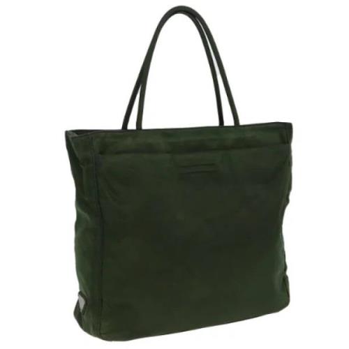 Pre-owned Nylon totes Prada Vintage , Green , Dames