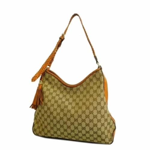 Pre-owned Canvas gucci-bags Gucci Vintage , Brown , Dames