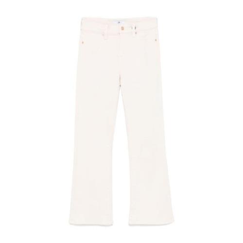 Witte Jeans voor Vrouwen Aw24 7 For All Mankind , White , Dames