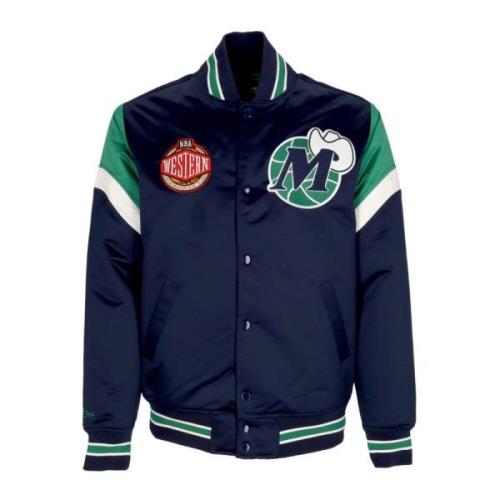 Dallas Mavericks Bomberjack NBA Teamkleuren Mitchell & Ness , Blue , H...