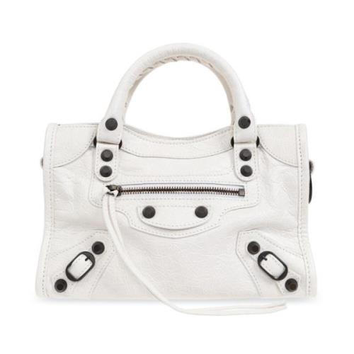 Schoudertas Le City Mini Balenciaga , White , Dames