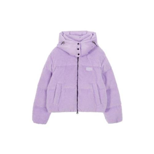 Paarse Gewatteerde Donsjas Aw24 Duvetica , Purple , Dames