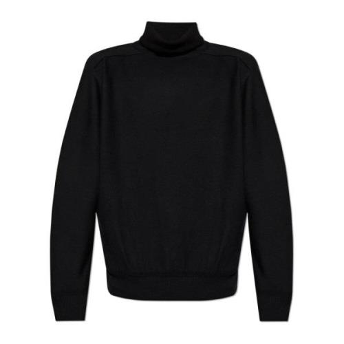 Wollen Turtleneck Issey Miyake , Black , Heren