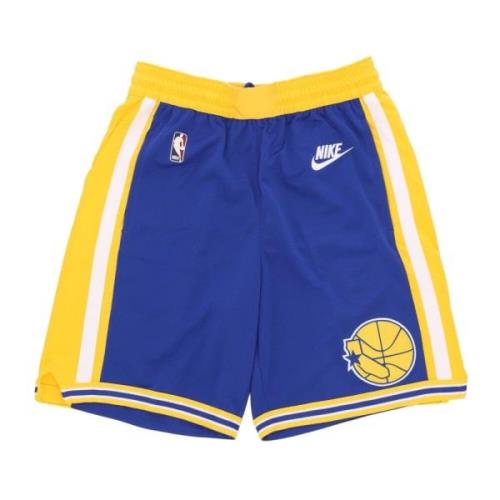 NBA Swingman Basketbalshorts Blauw/Wit Nike , Multicolor , Heren