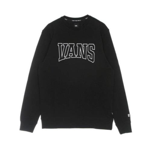 Zwarte Lichtgewicht Crewneck Sweatshirt Vans , Black , Heren