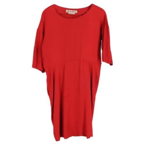 Pre-owned Cotton dresses Marni Pre-owned , Red , Dames