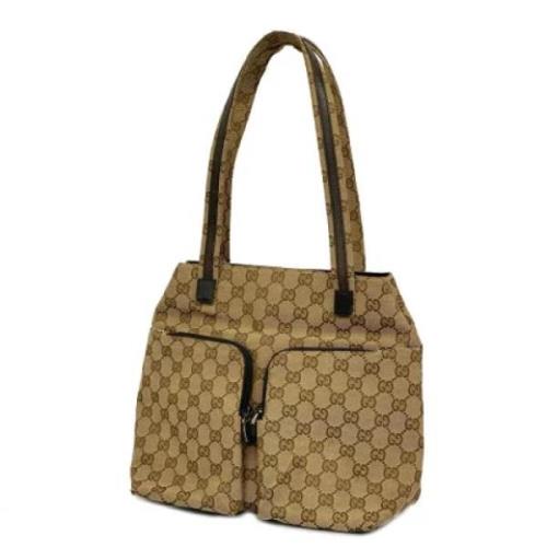 Pre-owned Canvas gucci-bags Gucci Vintage , Brown , Dames