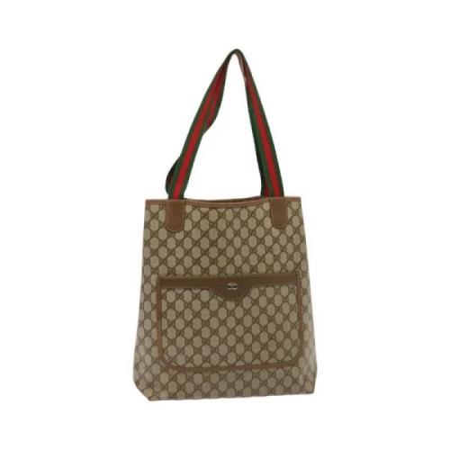 Pre-owned Fabric gucci-bags Gucci Vintage , Beige , Dames